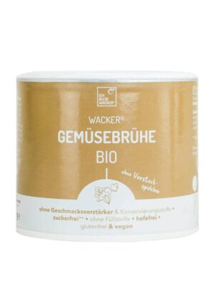 Gemüsebrühe Wacker mit Salz