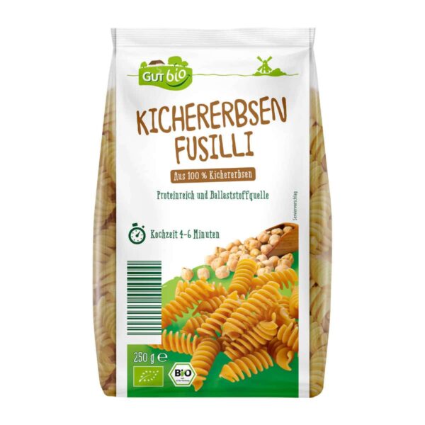 Kichererbsen Fusilli