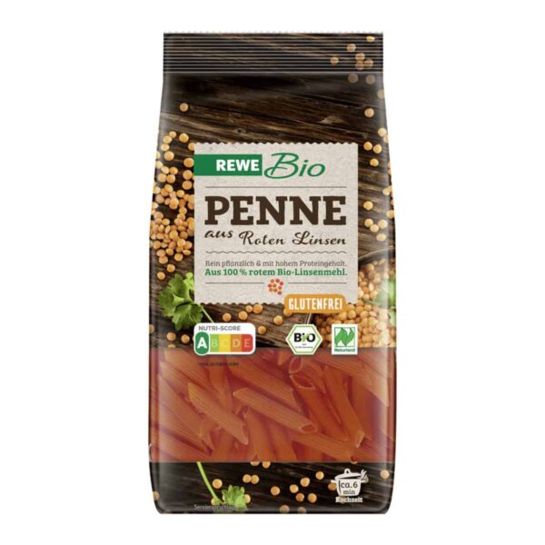 Rote Linsen Penne