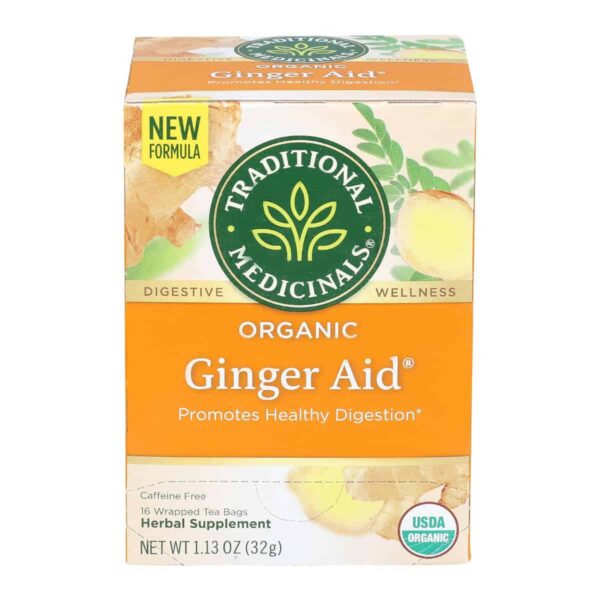 Traditional Medicinals Ginger Aid Tea