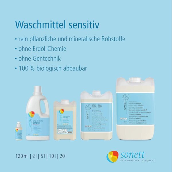 Sonett Waschmittel sensitiv 2L - 3