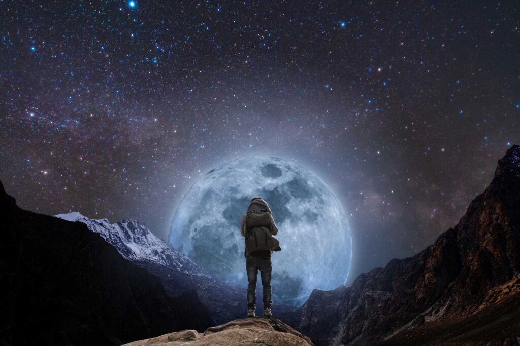 vollmond und innere achterbahn