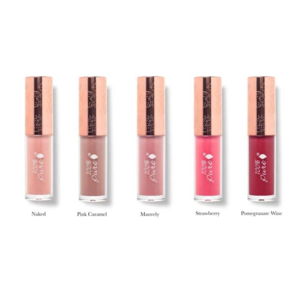 lip gloss 100% pure farbwahl