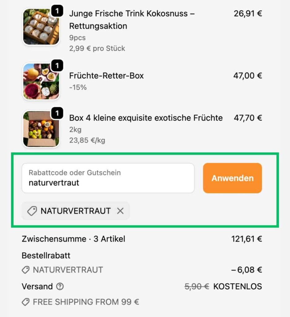 jurassic fruit rabattcode anwenden