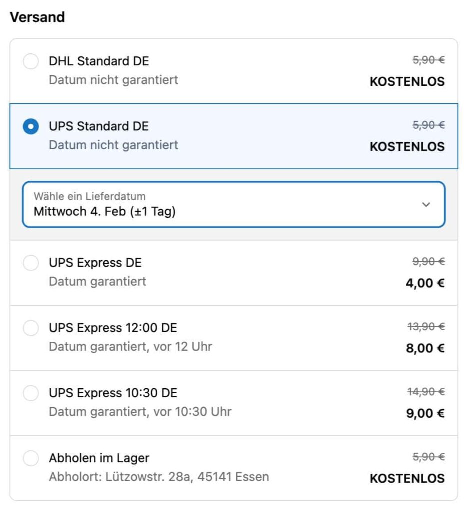 jurassic fruit versandkosten