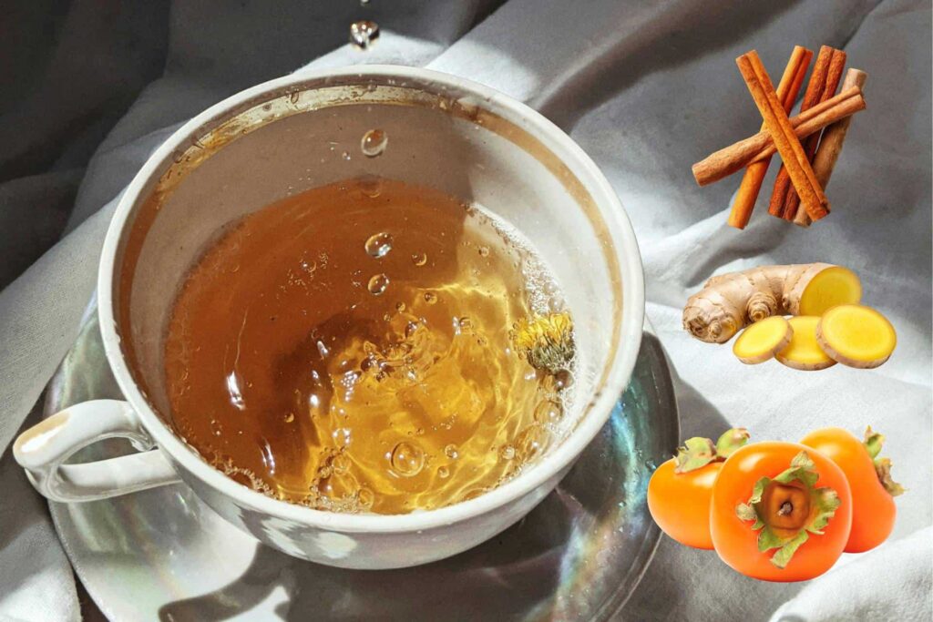 kaki tee rezept