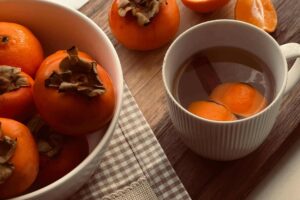 kaki tee rezept